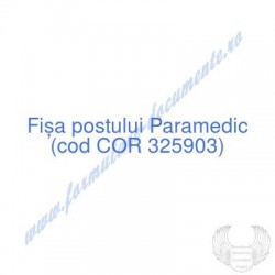 Paramedic (cod COR 325903)...