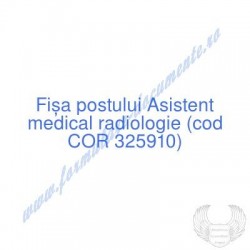 Asistent medical radiologie...