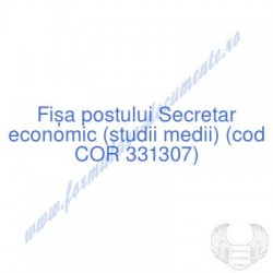 Secretar economic (studii...