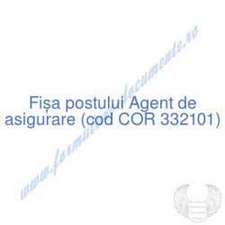 Agent de asigurare (cod COR...