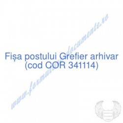 Grefier arhivar (cod COR...