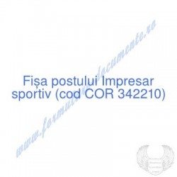 Impresar sportiv (cod COR...