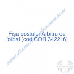 Arbitru de fotbal (cod COR...