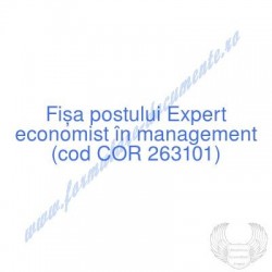 Expert economist în...