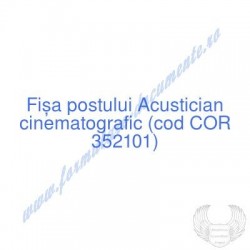 Acustician cinematografic...