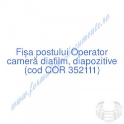 Operator cameră diafilm,...