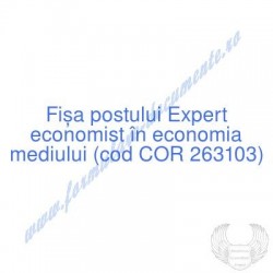 Expert economist în...