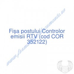 Controlor emisii RTV (cod...