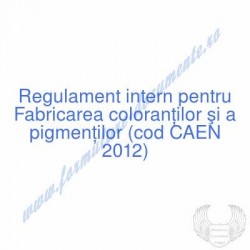 Fabricarea coloranţilor şi...