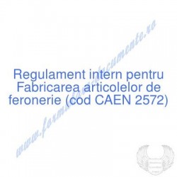 Fabricarea articolelor de...