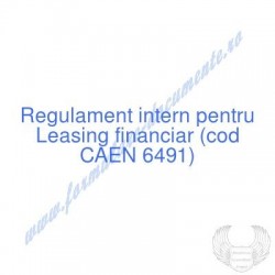 Leasing financiar (cod CAEN...