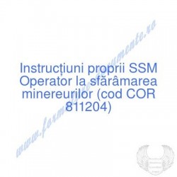 Operator la sfărâmarea...