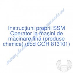 Operator la maşini de...