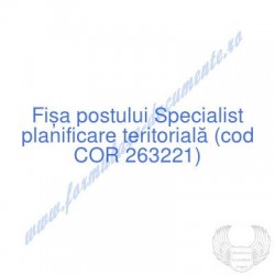 Specialist planificare...