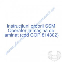 Operator la maşina de...