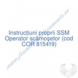 Operator scămoşetor (cod...