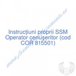 Operator cenuşeritor (cod...