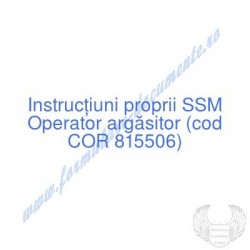 Operator argăsitor (cod COR...