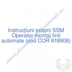 Operator montaj linii...