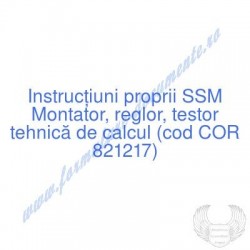 Montator, reglor, testor...