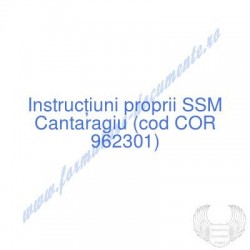 Cantaragiu (cod COR 962301)...