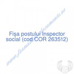 Inspector social (cod COR...