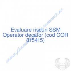 Operator decator (cod COR...