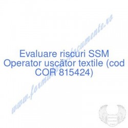 Operator uscător textile...