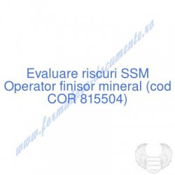 Operator finisor mineral...