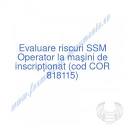 Operator la maşini de...