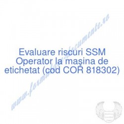 Operator la maşina de...