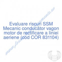 Mecanic conducător vagon...