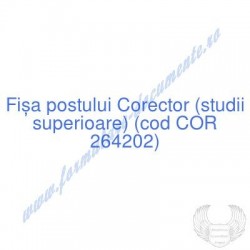 Corector (studii...