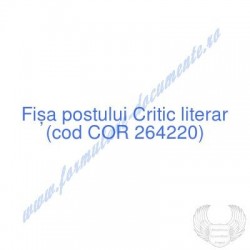 Critic literar (cod COR...