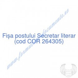 Secretar literar (cod COR...