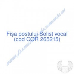 Solist vocal (cod COR...