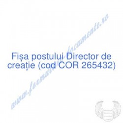 Director de creaţie (cod...