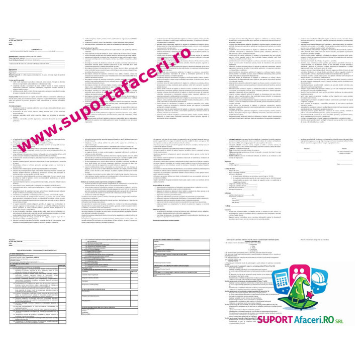 Fișa postului Comentator publicist – model editabil DOC