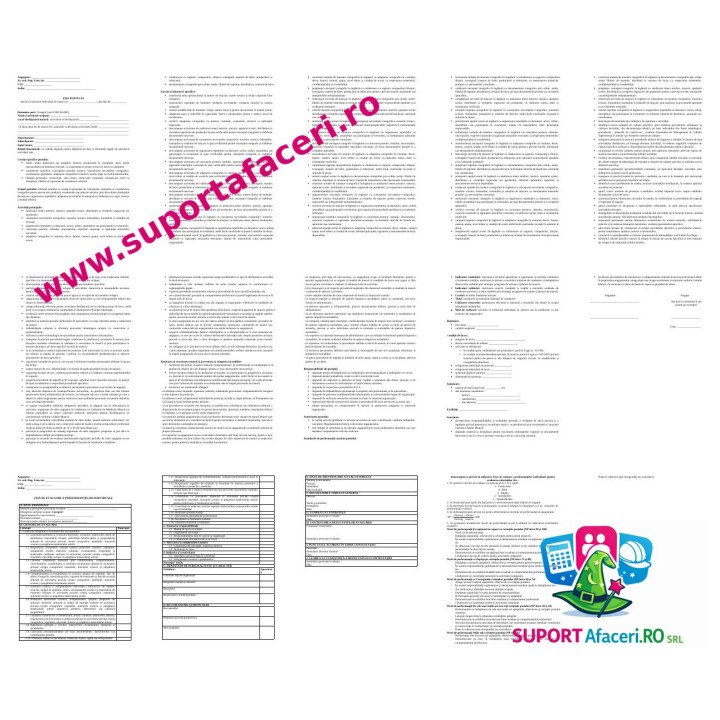 Fișa postului Coregraf – model editabil DOC