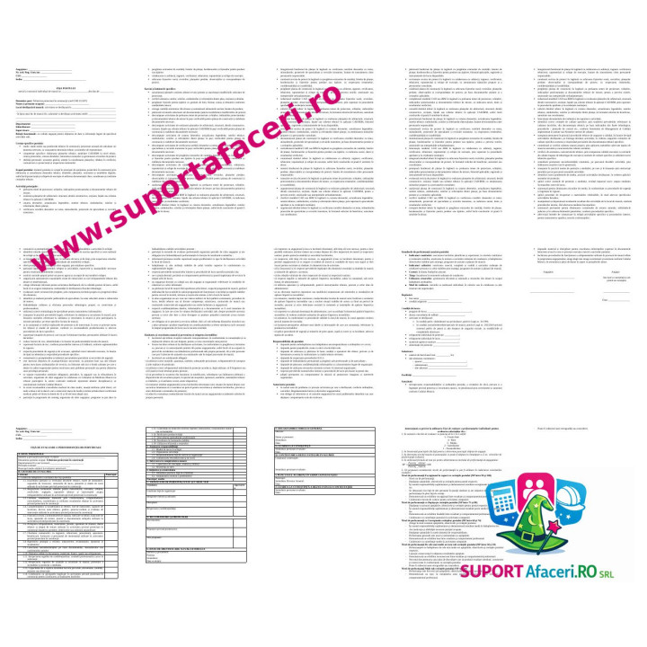Fișa postului Tehnician proiectant în construcții – model editabil DOC
