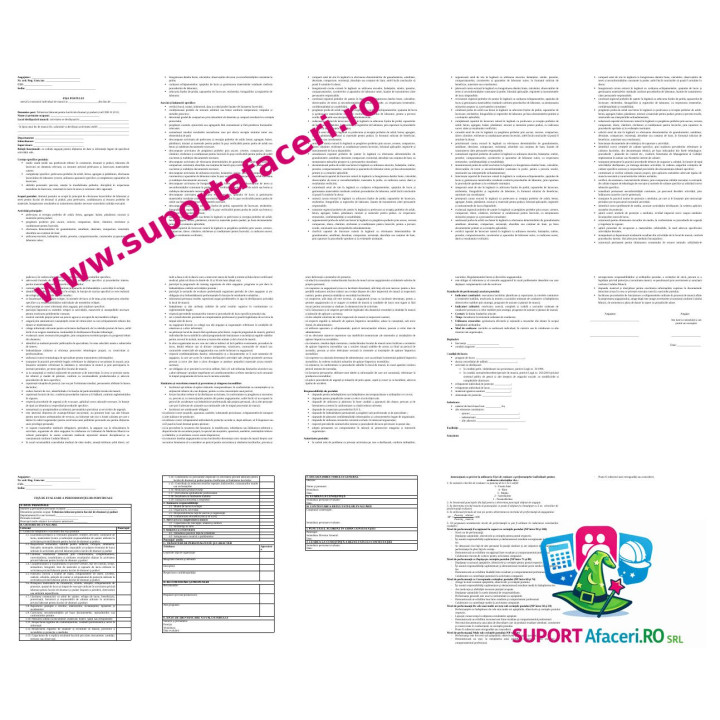 Fișa postului Tehnician laborant pentru lucrări de drumuri și poduri – model editabil DOC