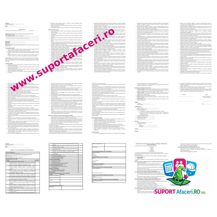 Fișa postului Tehnician proiectant energetician – model editabil DOC