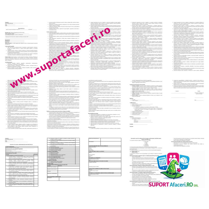 Fișa postului Tehnician frigotehnist – model editabil DOC