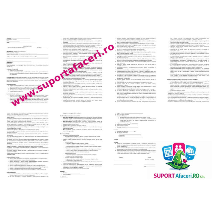 Fișa postului Fizician – model editabil DOC