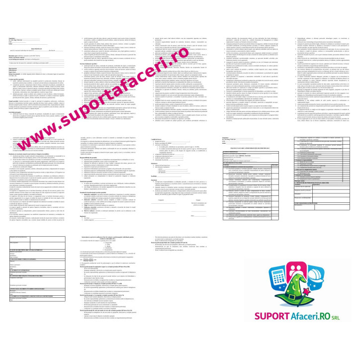 Fișa postului Șlefuitor, lustruitor – model editabil DOC