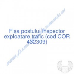 Inspector exploatare trafic...