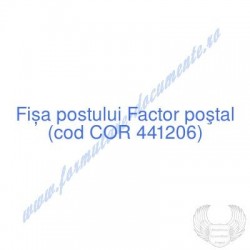 Factor poştal (cod COR...