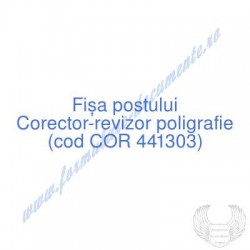 Corector-revizor poligrafie...