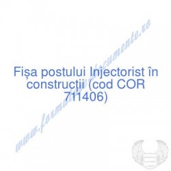 Injectorist în construcţii...