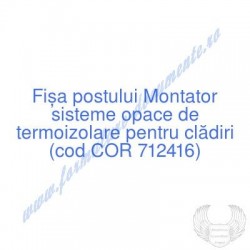 Montator sisteme opace de...